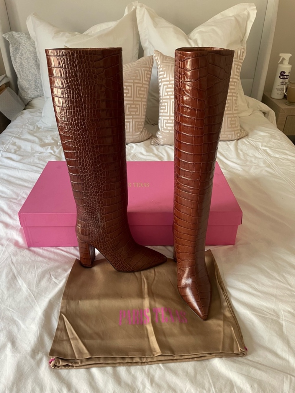 Paris Texas Marrone Croco Welt Boot